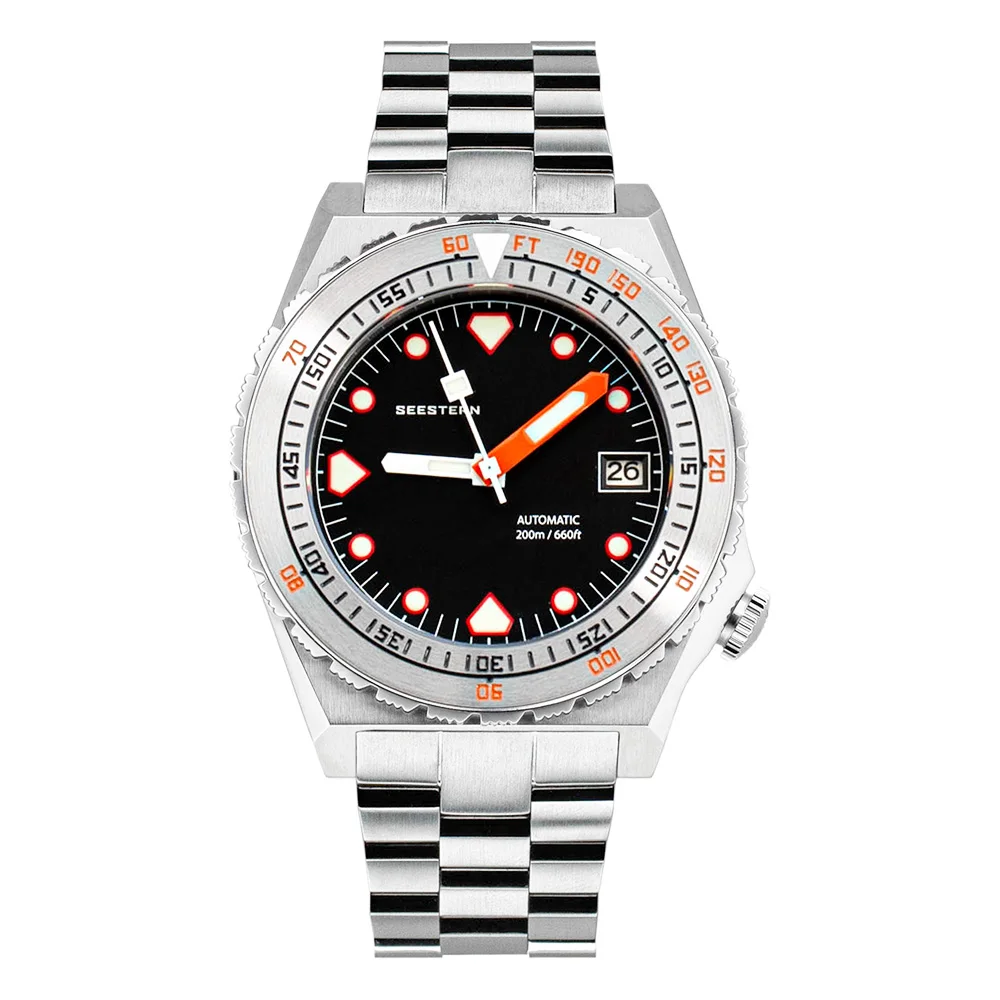Фото Спортивные мужские часы для дайвинга SEESTERN SUB600T V2, Водонепроницаемость 200 м №2