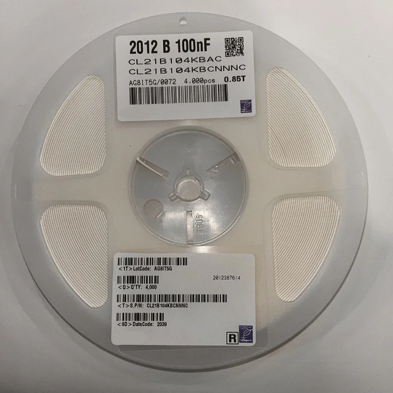 

4000PCS MLCC NEW 0805 100nF 50v X7R K 10% 2012 104K CL21B104KBCNNNC