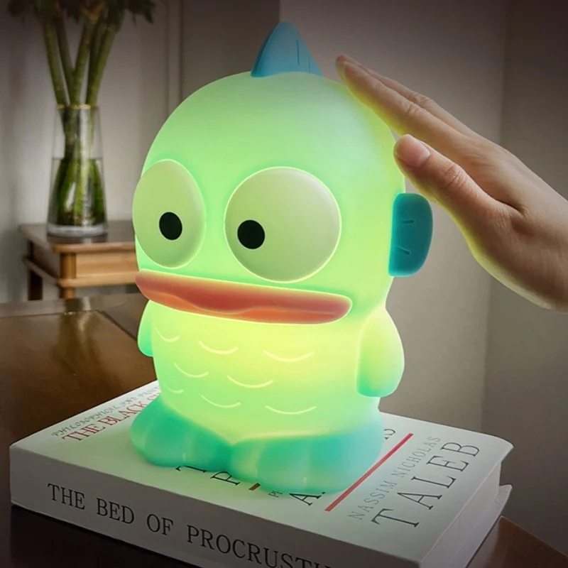 Новинка ночник Sanrio Hangyodon клоун рыба Hanton Pat светильник Милая Ночная лампа с