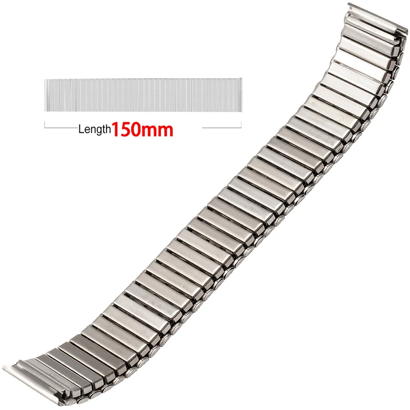 Polished Elastic Watch Strap for Huawei Watch Gt 2 42mm 46mm Stainless Steel Band 20mm 22mm for Samsung Galaxy Watch 3 41mm 45mm