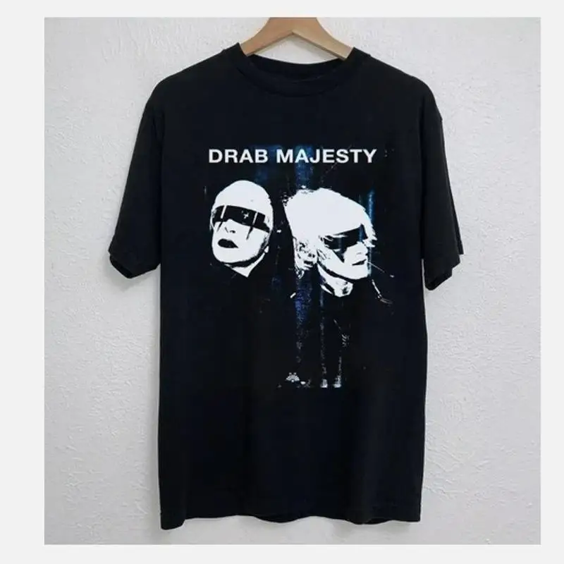Фото Новая черная футболка всех размеров для участников группы Drab Majesty №1