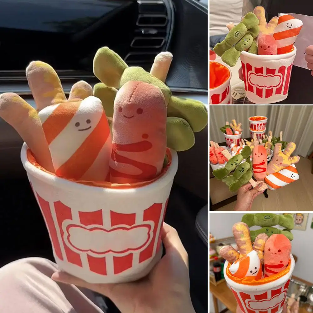 Плюшевые игрушки для приготовления пищи фрикадельки горячий горшок шампуры