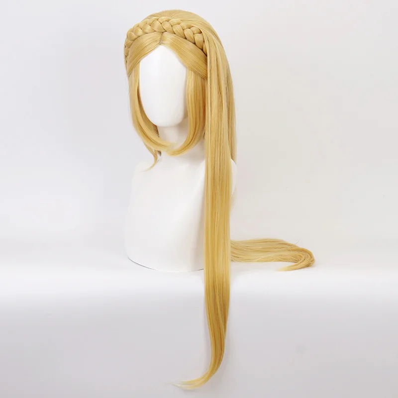 Парик принцессы Зельды: длинный парик для косплея термостойкие синтетические