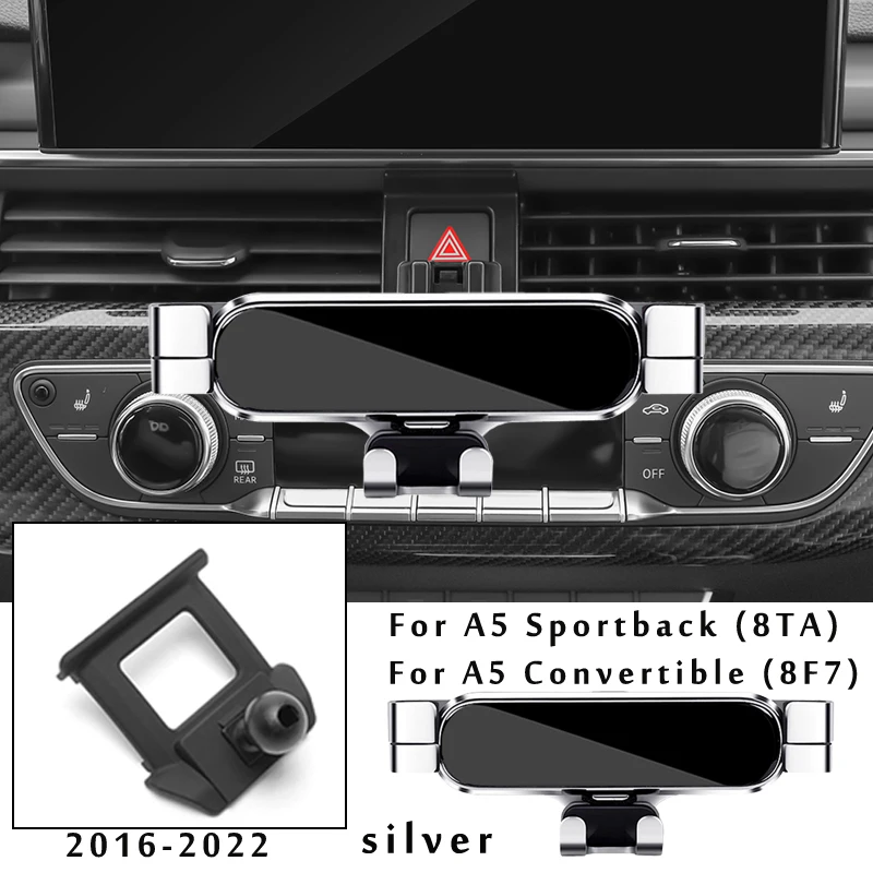 adjustable car phone mount holder for audi a4 b8 b9 a5 convertible sportback 8f 8ta 8t f5 car interior accessories free global shipping