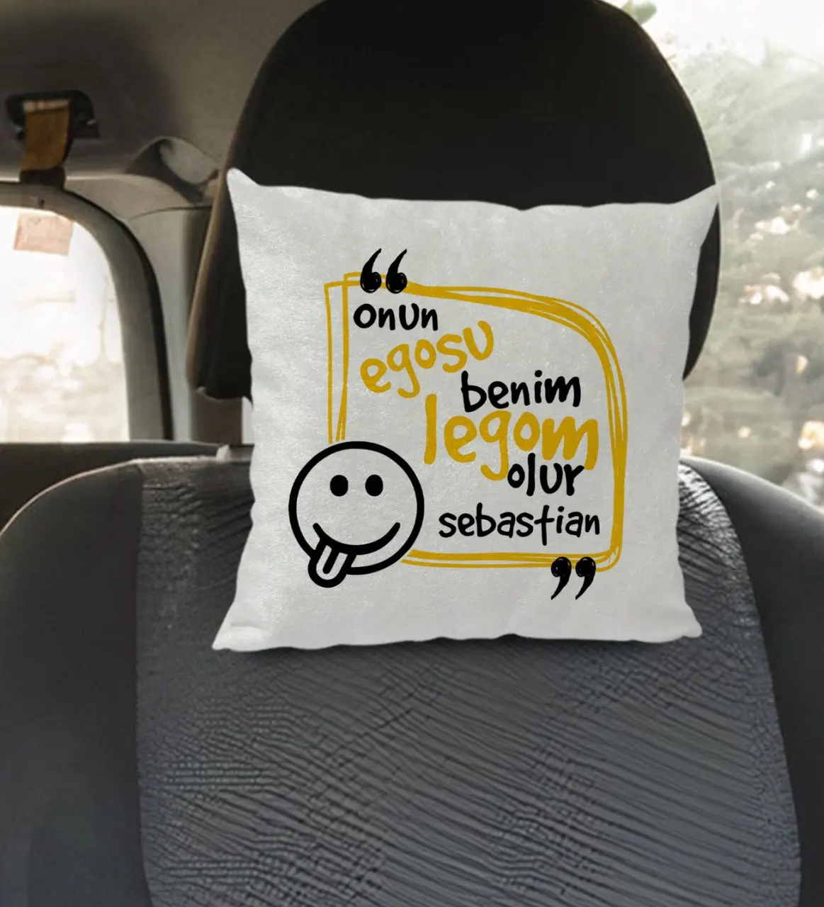 

BK Gift Witty Square Car Seat Yastığı-5