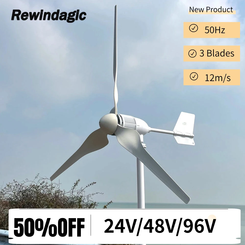 Мощный турбинный генератор на 10 кВт с завода в Китае для домашней фермы 10000 Вт 24 В