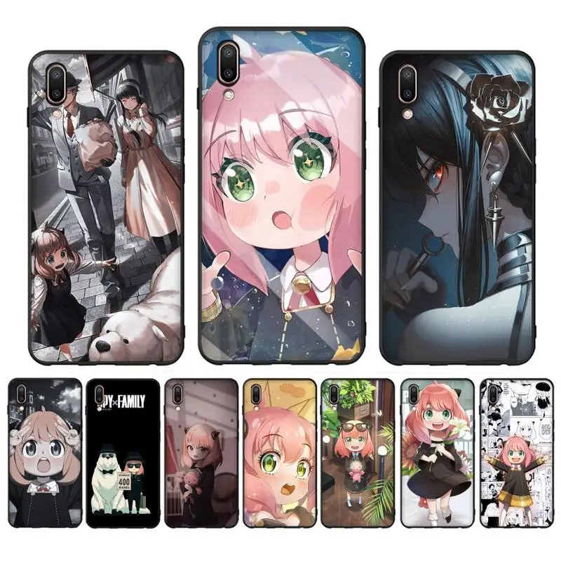 

Spy X Family Phone Case For Oppo Reno Realme C3 6Pro Cover For vivo Y91C Y17 Y19 Funda Capa