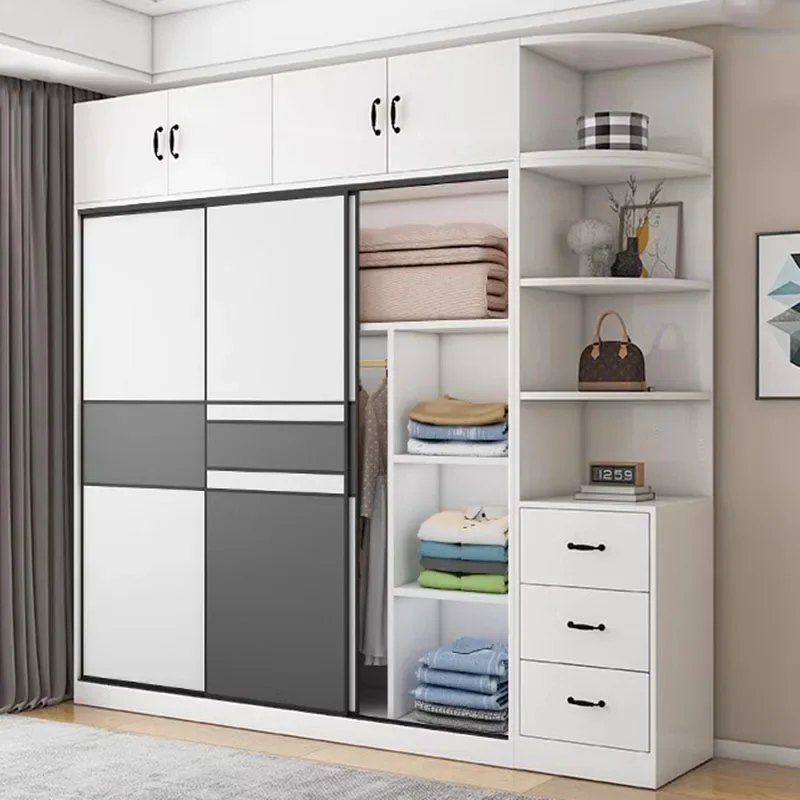 Шкаф для спальни большого размера Европа королева гостиница спальня шкаф