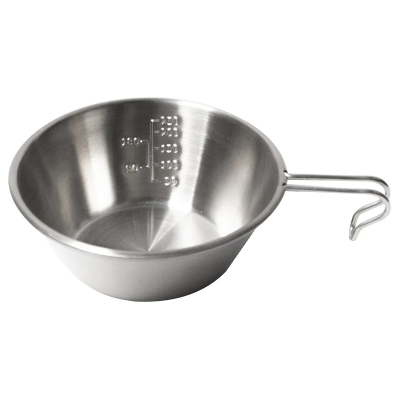 

Туристическая посуда из нержавеющей стали для кемпинга, легкая компактная посуда для кемпинга, подарок, удобно использовать для кемпинга, п...