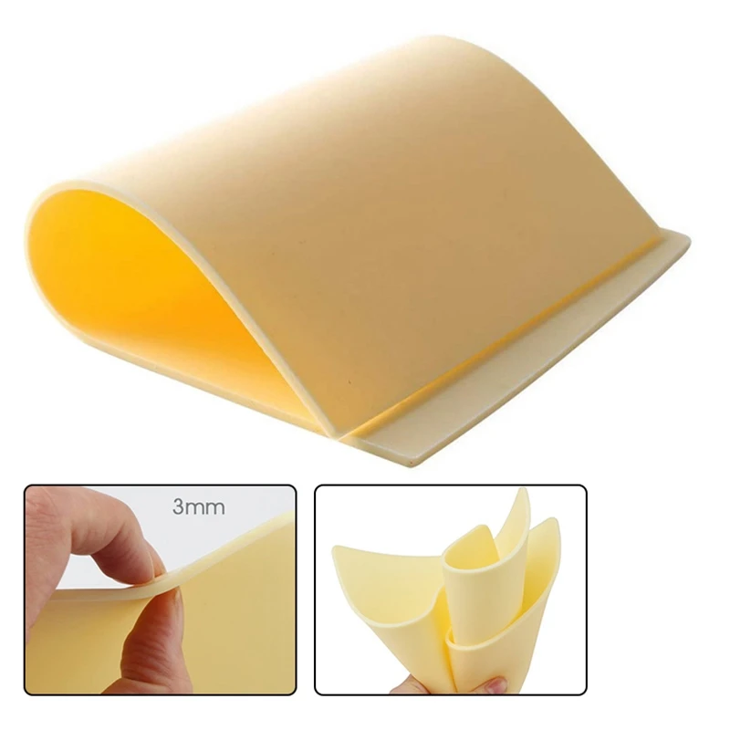 

3MM Thick Tattoo Practice Skin Blank Double Sides Tattoo Practice Fake Skin For Permanent Makeup Tattoo Supplies