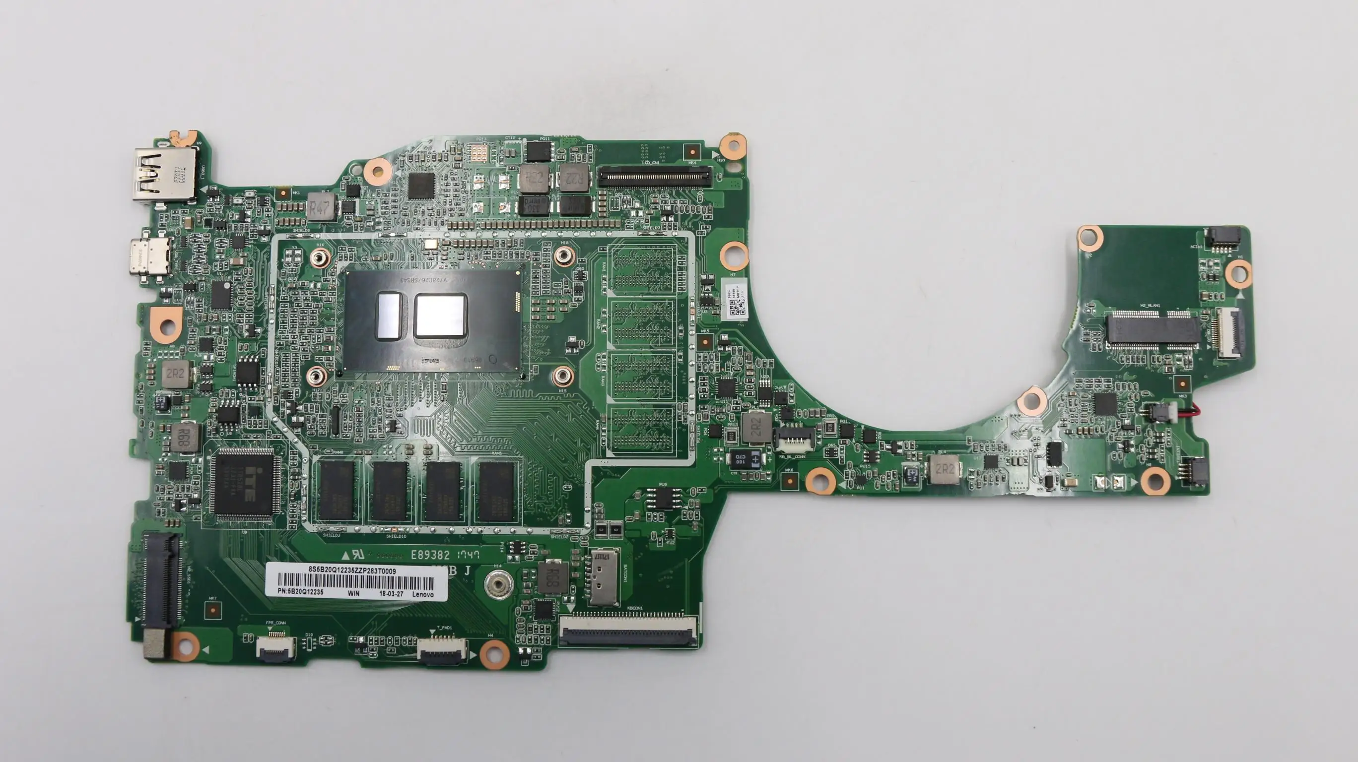 

Материнская плата для ноутбука Lenovo Ideapad YOGA 720-12IKB CPU:I3-7100U UMA RAM:4G FRU 5B20Q12217 5B20Q12235