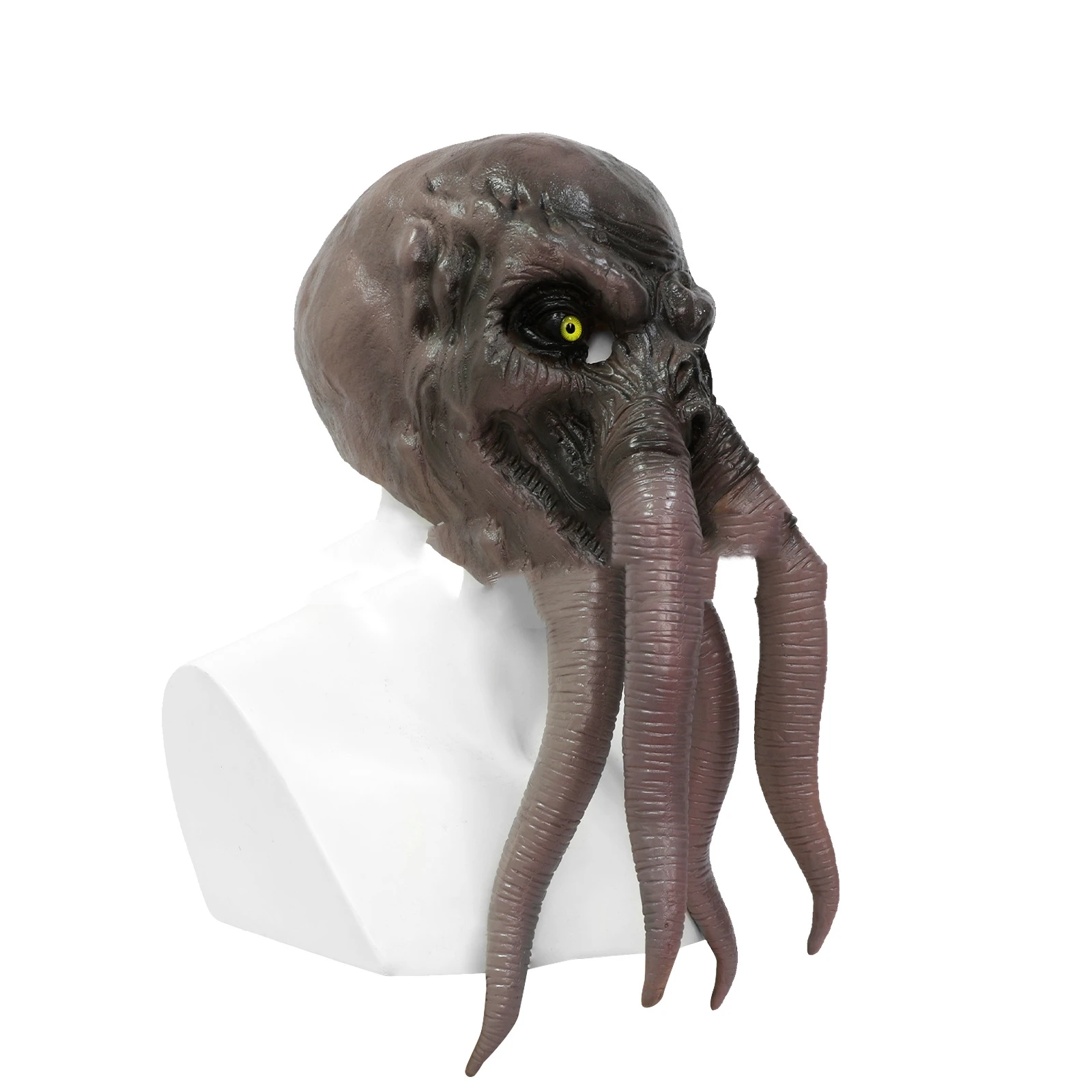 Игра Baldur's Gate Illithid латексная маска раздуманная голова Хэллоуин косплей