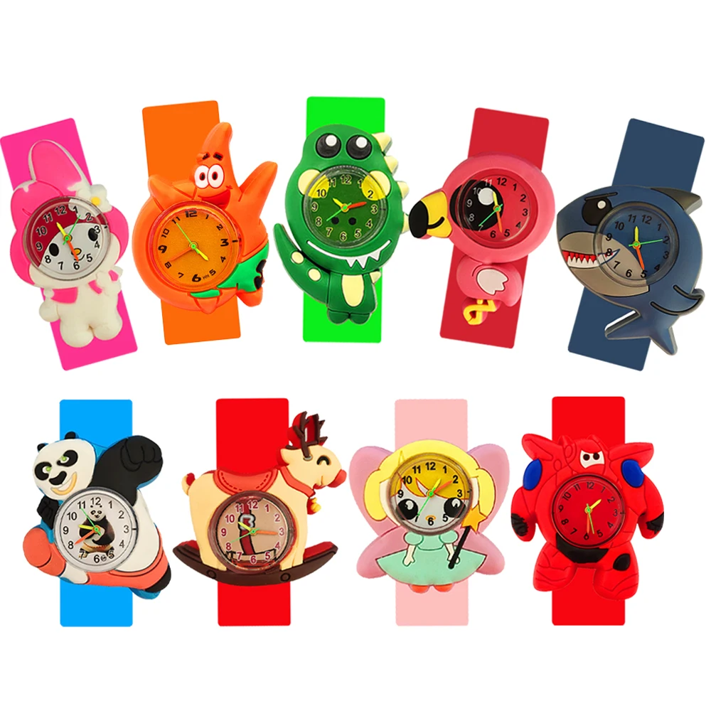 Часы наручные для мальчиков и девочек новейшие в виде акулы пара динозавров