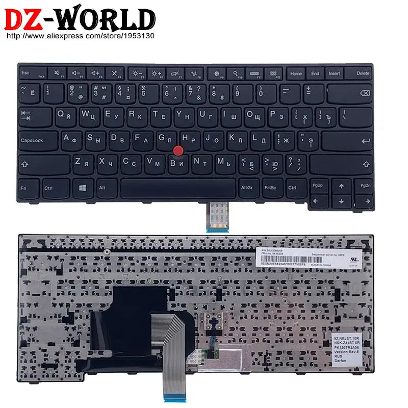 Русская клавиатура для ноутбука Lenovo Thinkpad E450 E455 E460 E465 E470 E475 C 01AX023 01AX063 01AX103 04X6124 04X6164