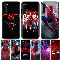 marvel phone case for redmi 6 6a 7 7a note 7 8 8a 8t 9 9s pro 4g 9t case soft silicone cover spiderman marvel luxury