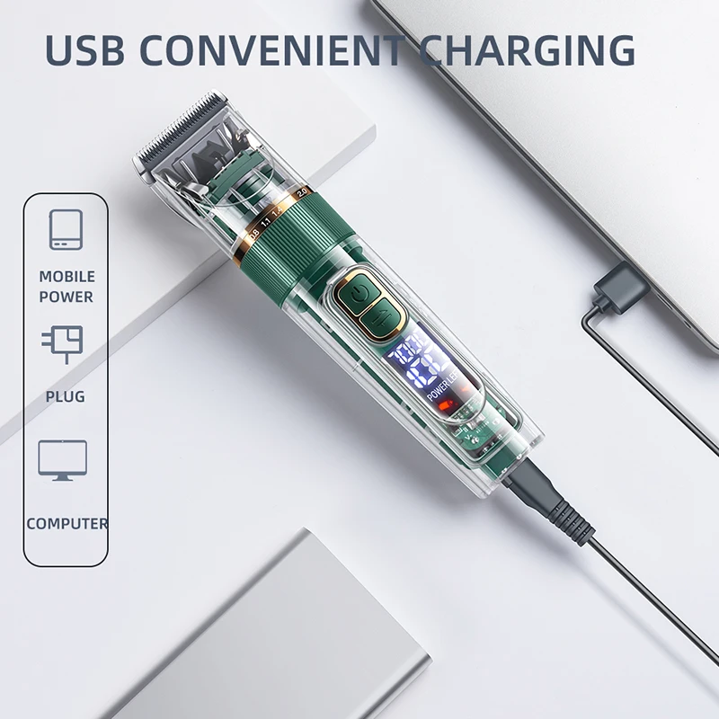 0 MM Powerful Professional Hair Trimmer RPO Men Blade Electr