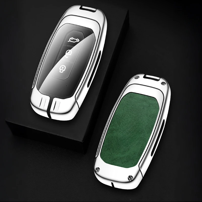 Брелок для автомобильного ключа Защитная крышка с 3 кнопками из цинкового сплава