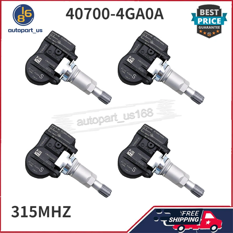 Для 2014 Infiniti Q50 3.7L V6 2015 Infiniti Q50 3.7L V6 система контроля давления в шинах датчик 315 МГц 40700-4GA0A 40700-4GA0B