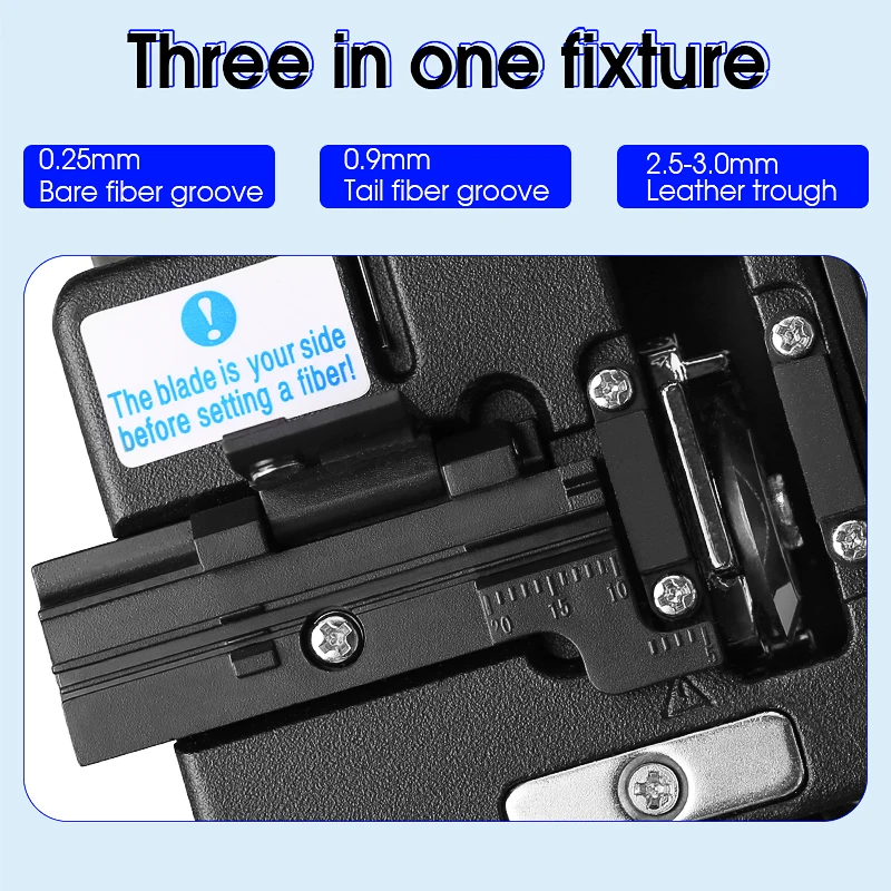 FTTH High Precision Cutting Tool AUA-7S/71S/6S/61S Optical Fiber Cutting Knife Cable Fiber Cleaver Fiber Optic Cutter Cold Melt