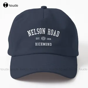 Nelson Road Richmond Afc Afc Richmond Team Lasso Ted Lasso Dad Hat Black Hats For Men Denim Color Outdoor Cotton Caps Streetwear