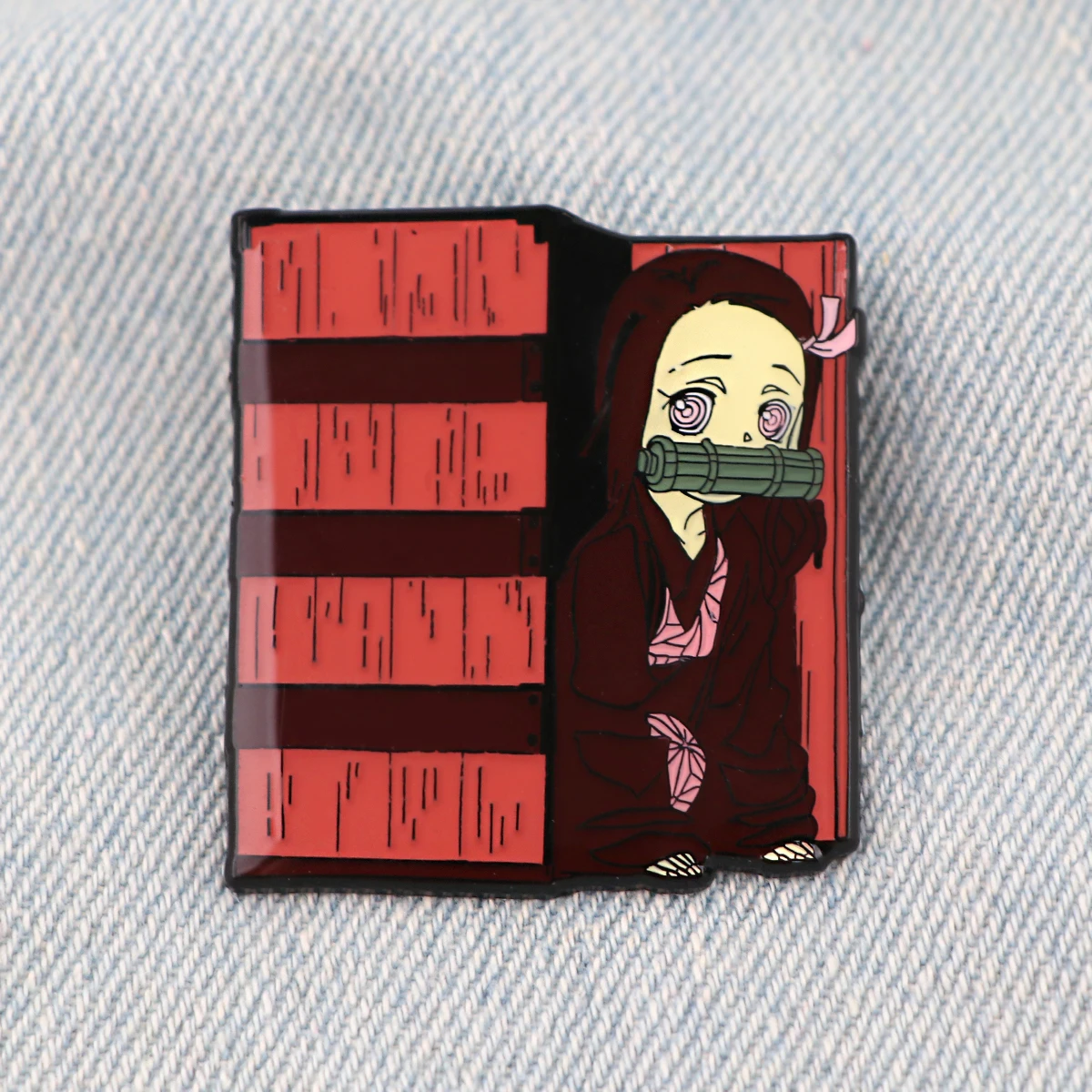 

Anime Demon Slayer Kamado Nezuko Lapel Pins for Backpacks Women's Brooches Badges Enamel Pins on Clothes Accessories