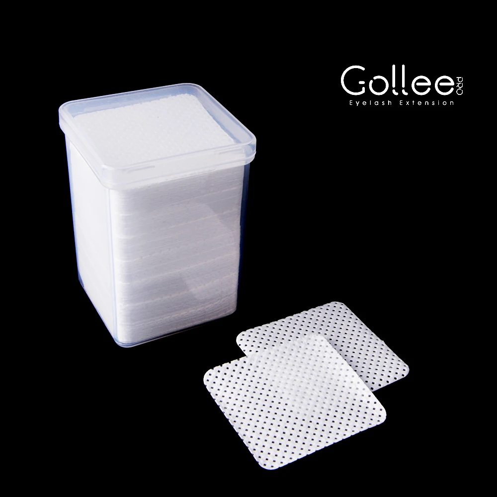 Gollee Cotton Pads for Cleaning Bottles Lash Adhesive Remover Eyelash Glue Remover Eyelash Glue Wipe