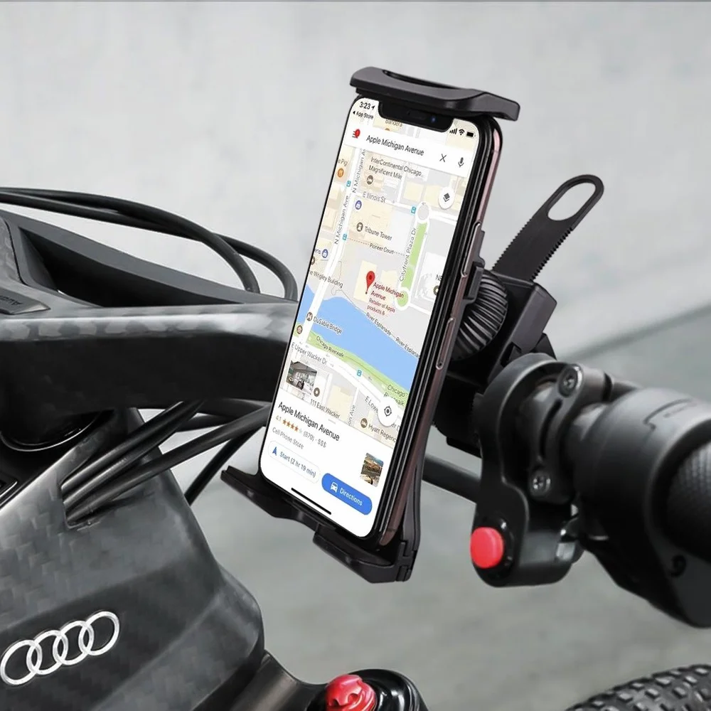 Bicycle Phone Tablet Holder for 4-10.5inches Phone Tablet Bike Phone Tablet Bracket for iPhone Andriod Cell Phone Tablet