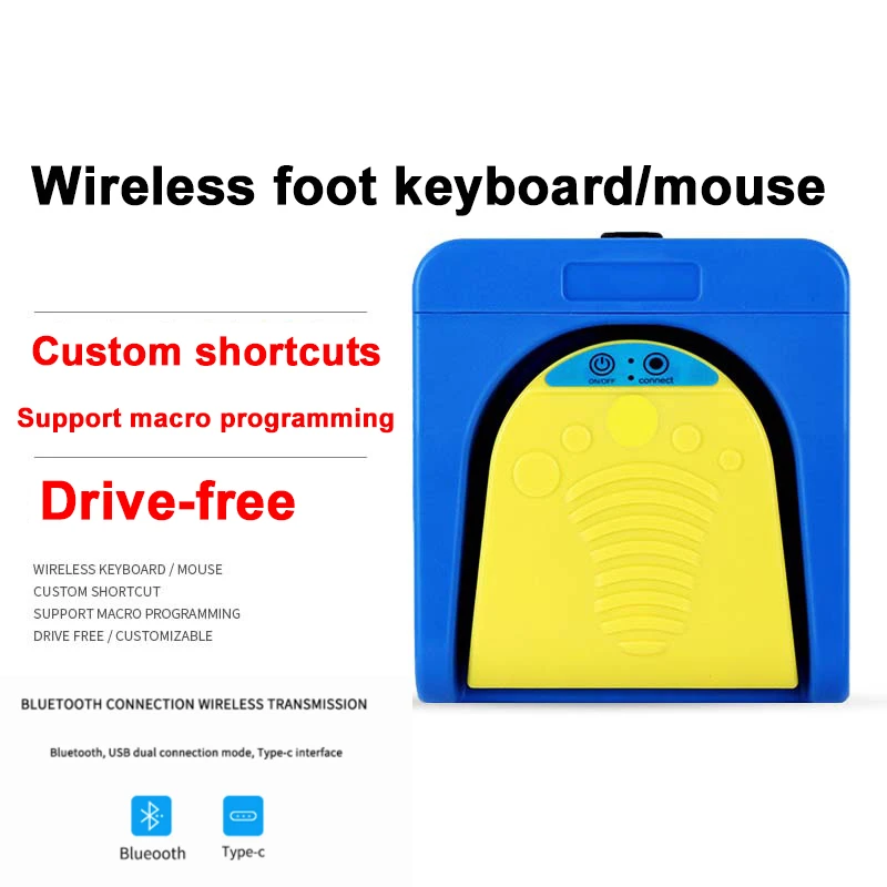 Контроллер Type-C для клавиатуры мыши клавиши беспроводной Bluetooth-совместимый