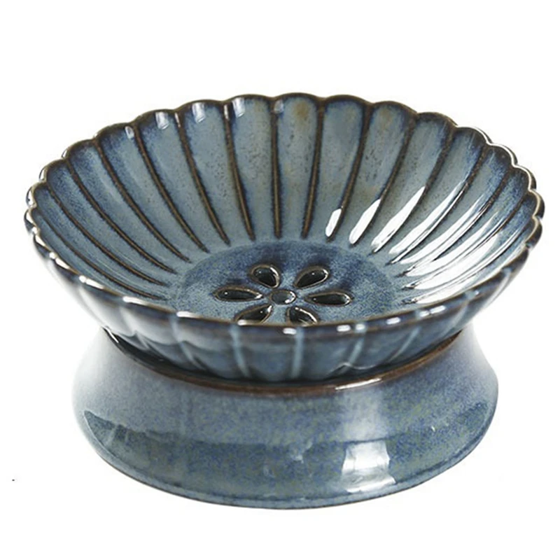 

Ceramic Household Fruit Plate Fruit Plate Living Room Kitchen Drain Basket Snack Dumpling Plate With Drain