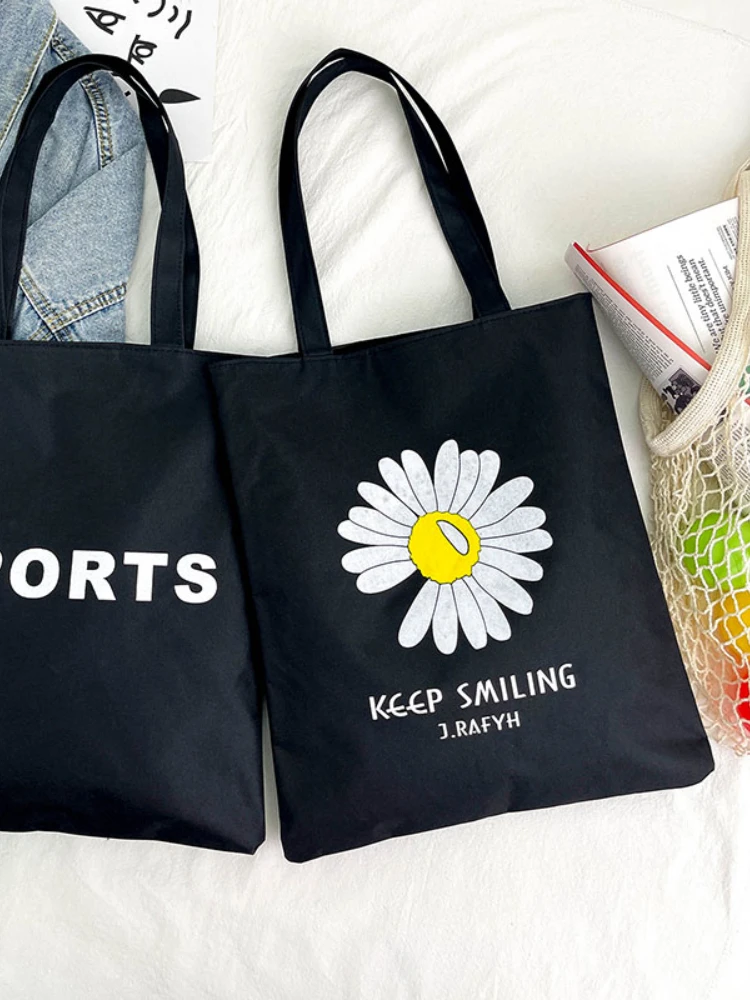 

High-quality Luxury Brand Single-shoulder Canvas Bag Women 2023 New Cloth Bag Large Capacity Versatile Book Bag Handbag Fashion