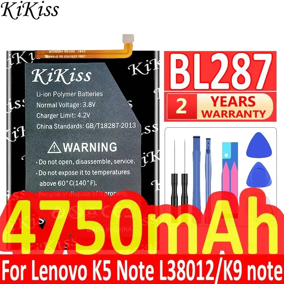 Аккумулятор для Lenovo K3 Note Dual K50-T5 k53a48 L38012 X3 6.0 8 K5 K6 Vibe A7020, Lemon K4 X3 Plus Lite BL287 BL256 BL261 (art.: 3920dbd2e7e7d) - 3920dbd2e7e7d