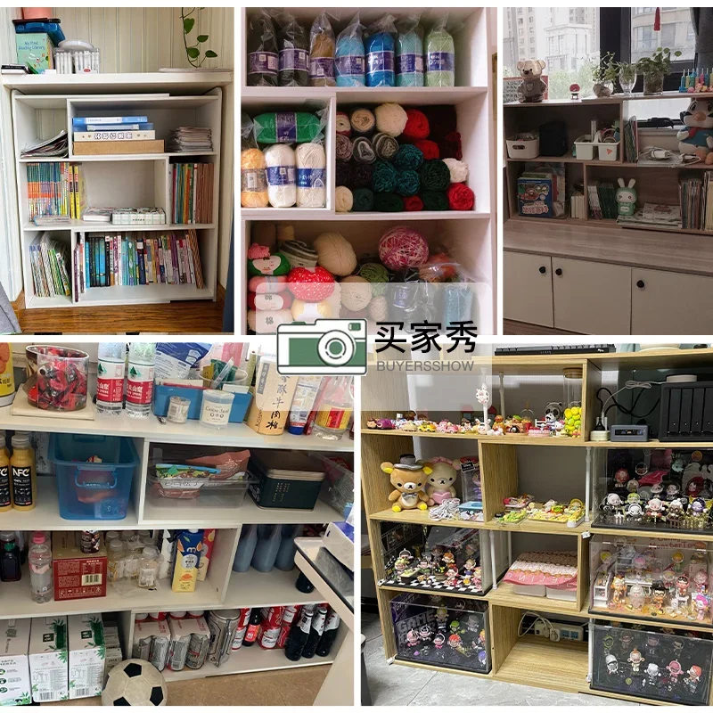 Полка напольная многоярусная полка для хранения демонстрационный книжный шкаф