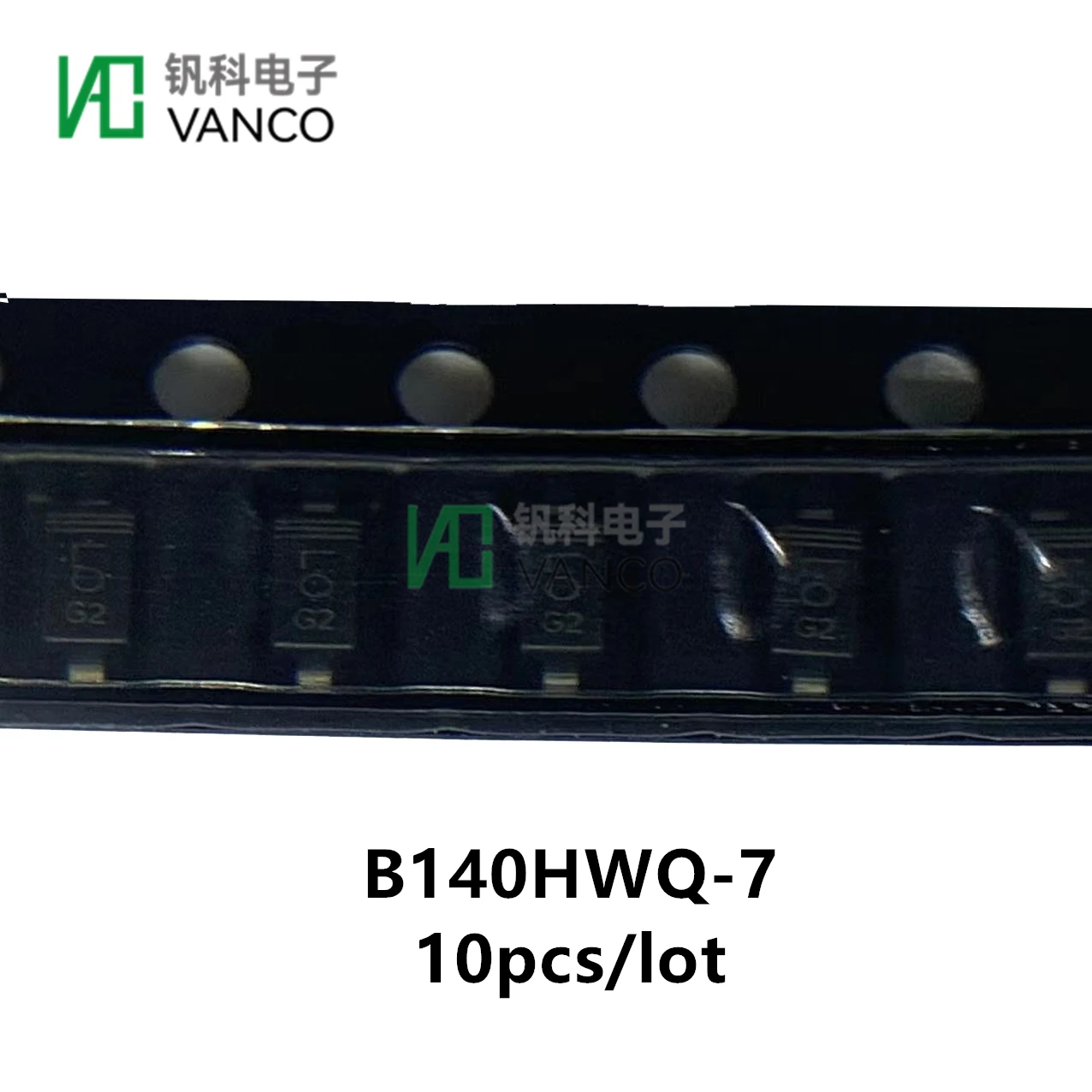 

10 шт./лот B140HWQ-7 набор транзисторов 40 в 1A SOD123 в Sctock