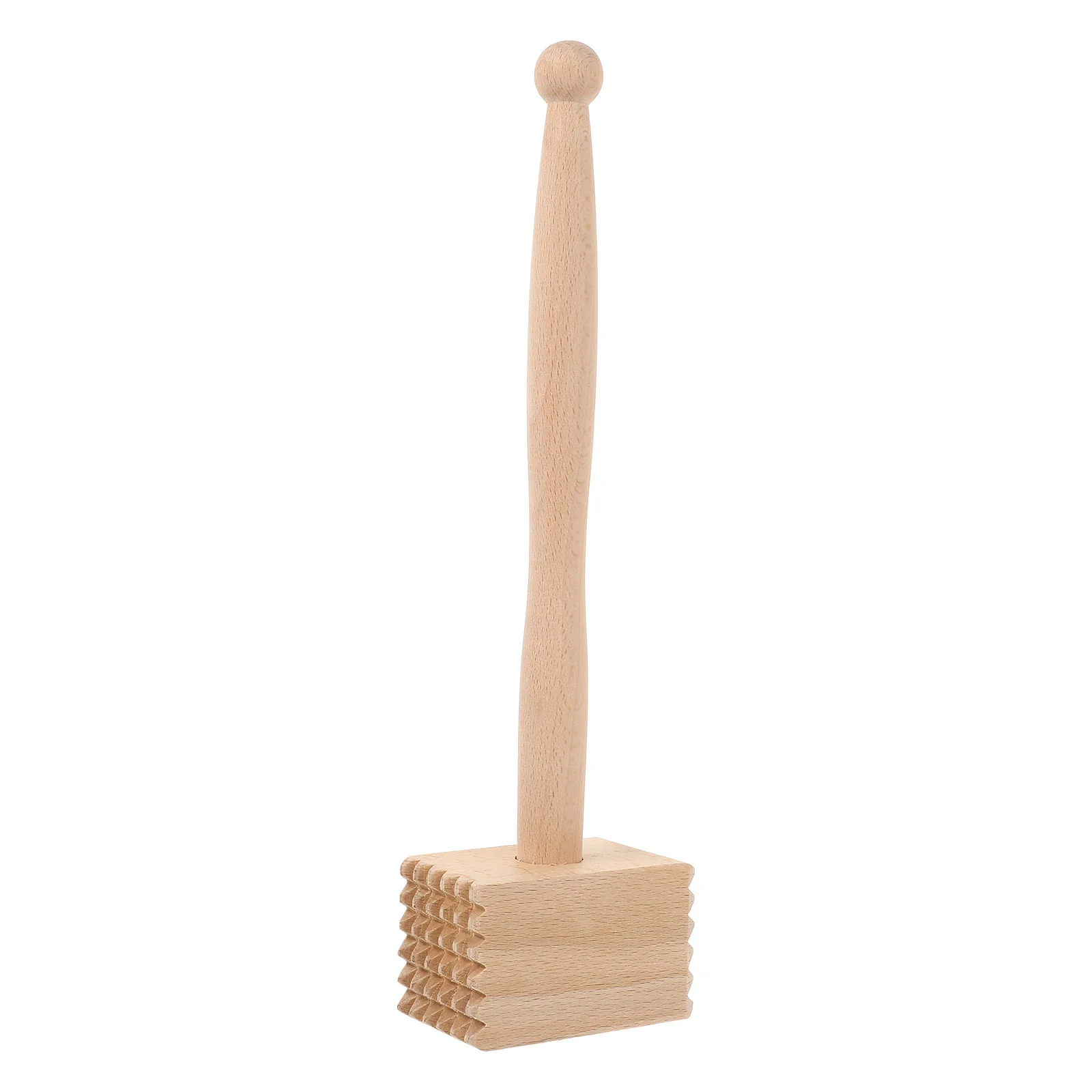 

Meat Hammer Tenderizer Mallet Steak Beef Pounder Wooden Kitchen Chicken Pork Cuber Tool Softener Manual Butcher Bbq Tenderising
