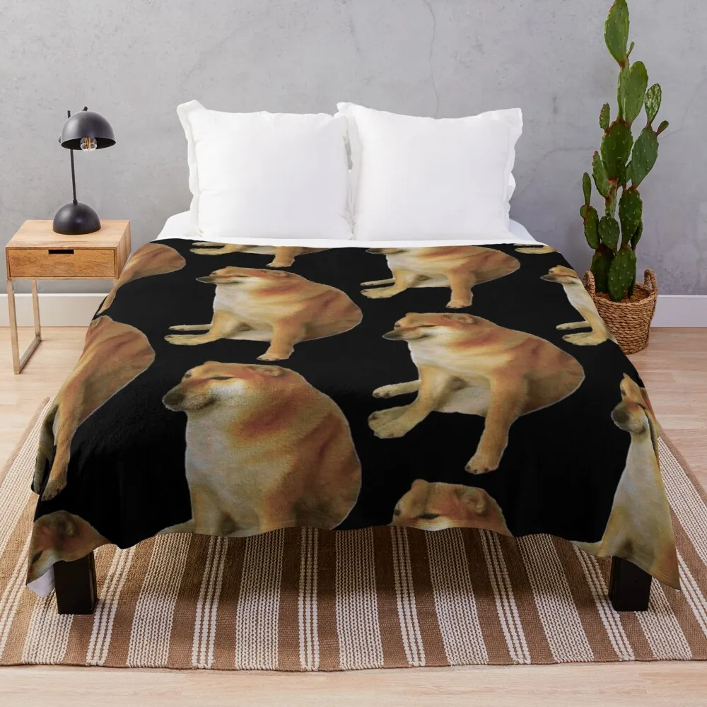 

Cheems Throw Blanket Sleeping Bag Blanket Throw Rug