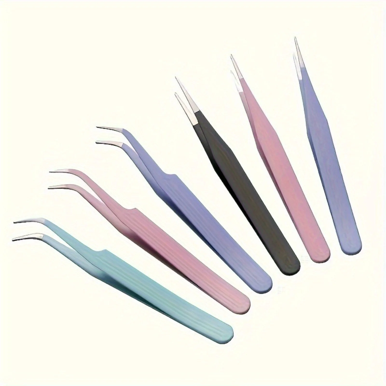 

Прецизионные пинцеты Ausum 2 шт., разноцветные