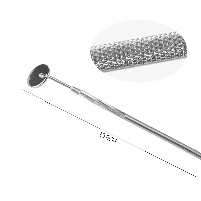 

5pcs Dental Mouth Mirror Reflector Dentist Equipment Stainless Steel Dental Material Inspection Mouth Mirror Oral Care Tool