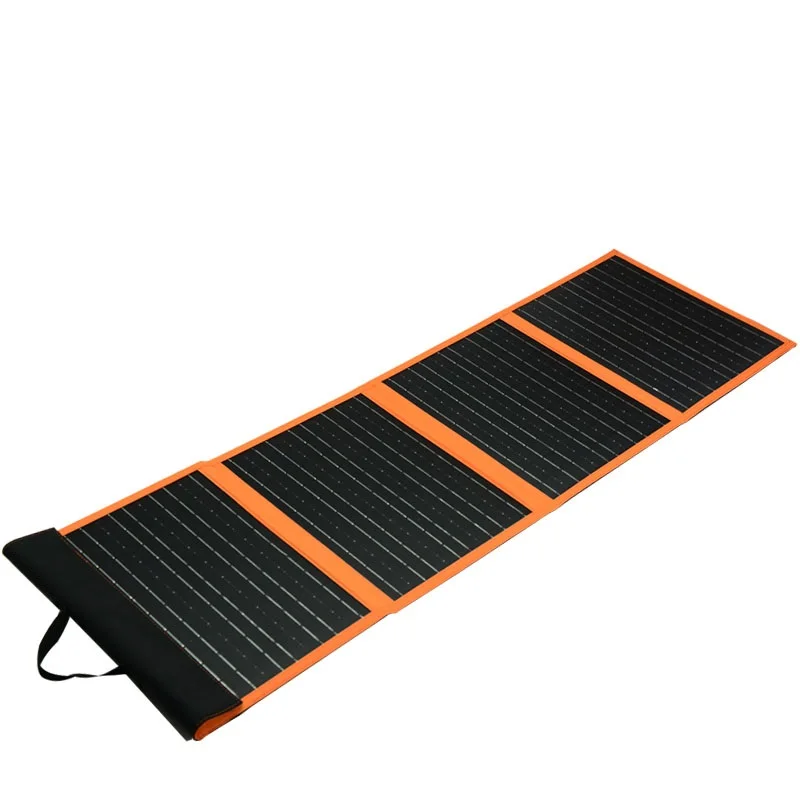 

Solar panel mobile phone USB charger 5V output outdoor portable photovoltaic charging panel fast charging foldable bag
