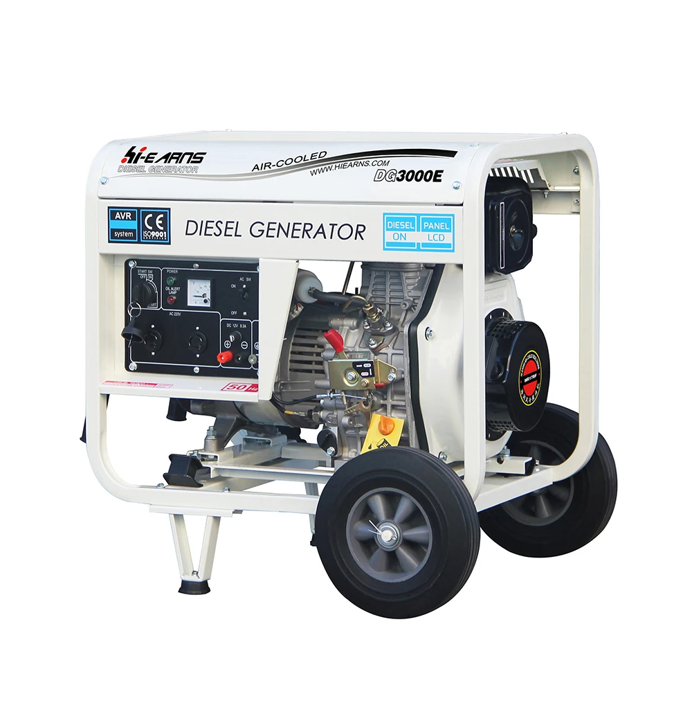 Teknikarns Маленький двигатель генератора открытого типа 220 В 50 Гц 3 кВт DG3000E