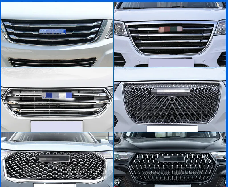 

Car Front Bumper Grill Mask Radiator Grille for Haval H6 H6 SPORT 2013-2021 Racing Grills Exterior Accessories