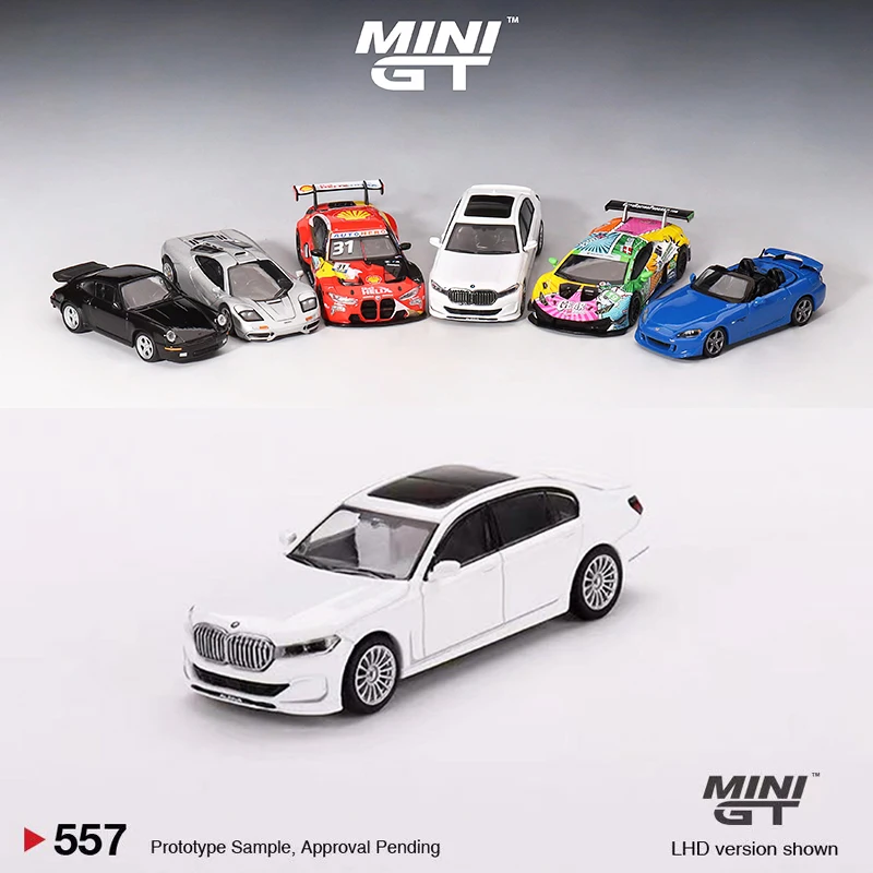 

MINI GT 1:64 Model Car Alpina B7 xDrive Alpine Alloy Die-Cast Vehicle #557 LHD White