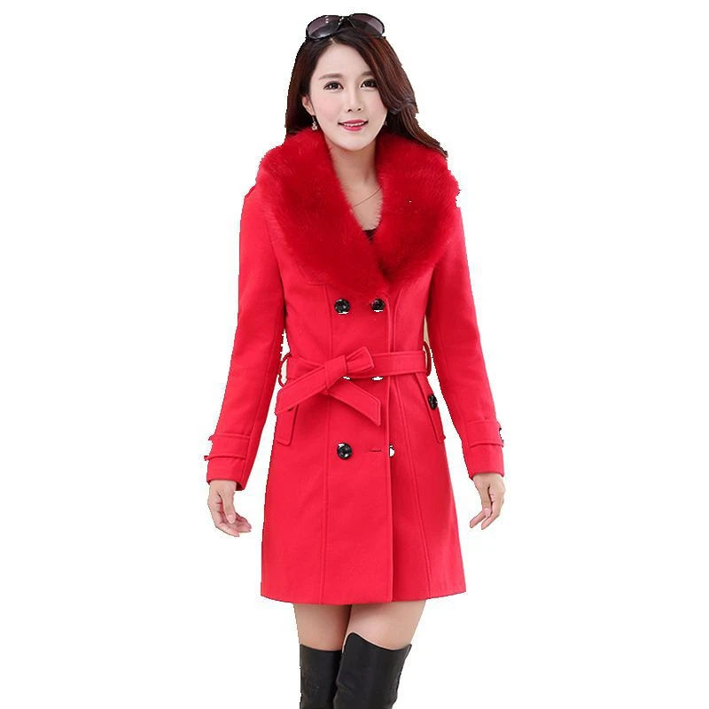 

Женское шерстяное пальто, пальто средней и большой длины на пуговицах с двумя рядами пуговиц, Осень-зима 2022