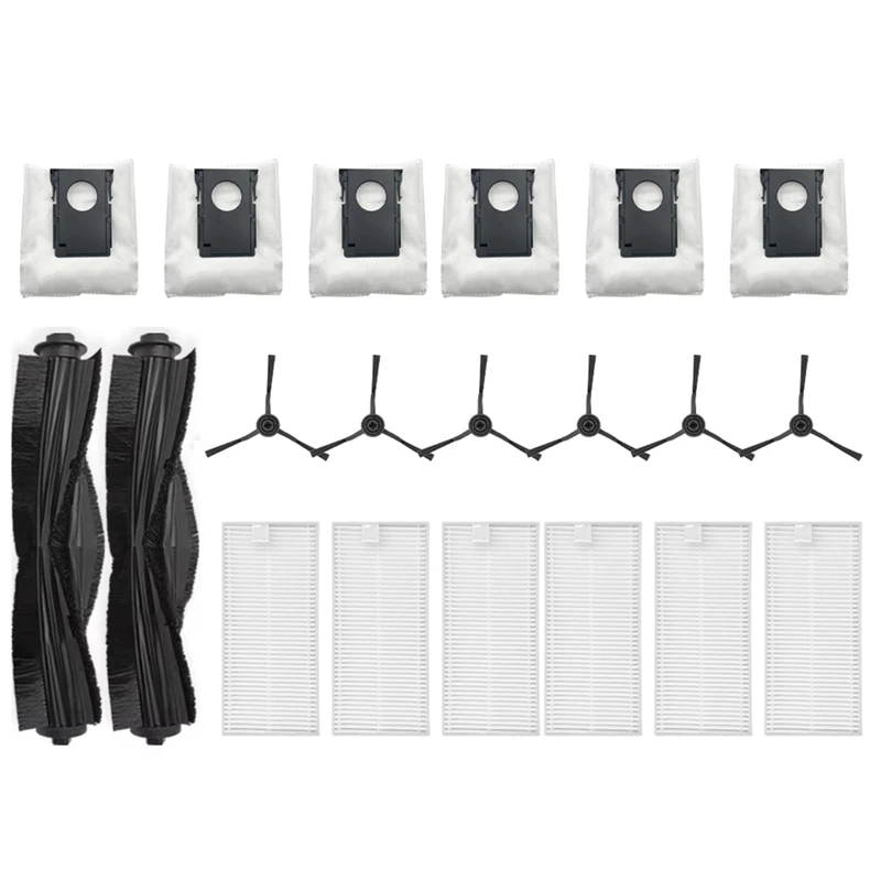 Для Eureka J20/Midea W20/W20 Pro робот-пылесос запасные части основной ролик боковая щетка