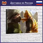 Картина Наруто - Какаси Хатакэ красочная Картина на холсте, современный домашний декор комнаты
