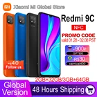 Смартфон Xiaomi Redmi 9C, 3 ГБ ОЗУ 64 Гб ПЗУ, MTK Helio G35, дисплей Waterdrop 6,53 дюйма, аккумулятор 5000 мАч, NFC