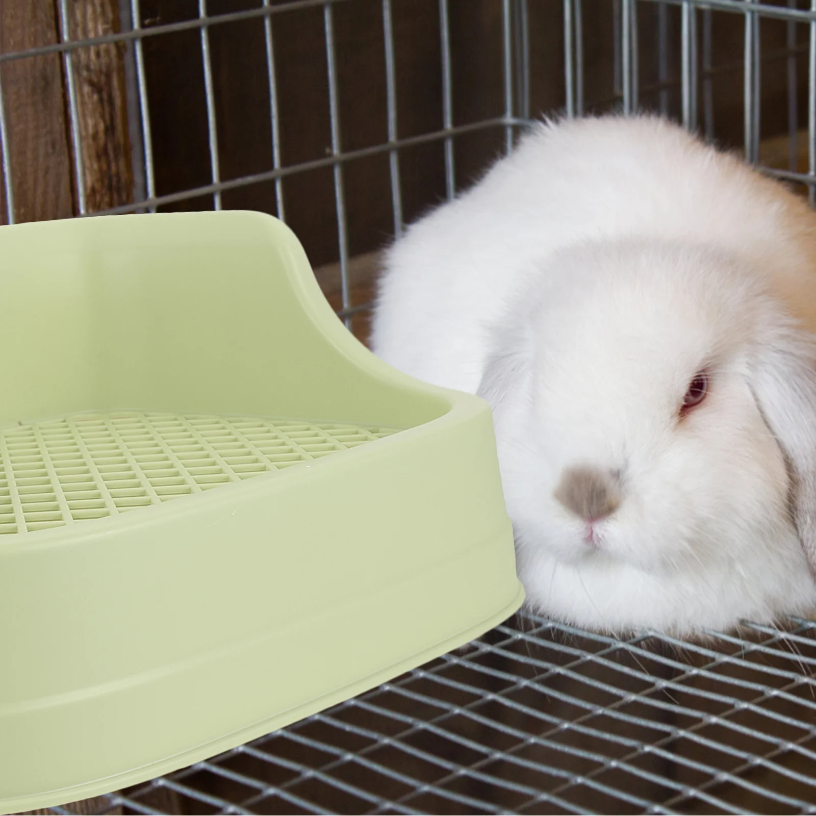 

Pet Potty Cage Guinea Enclosure Cat Training Toilet Litter Tray Trainer Household