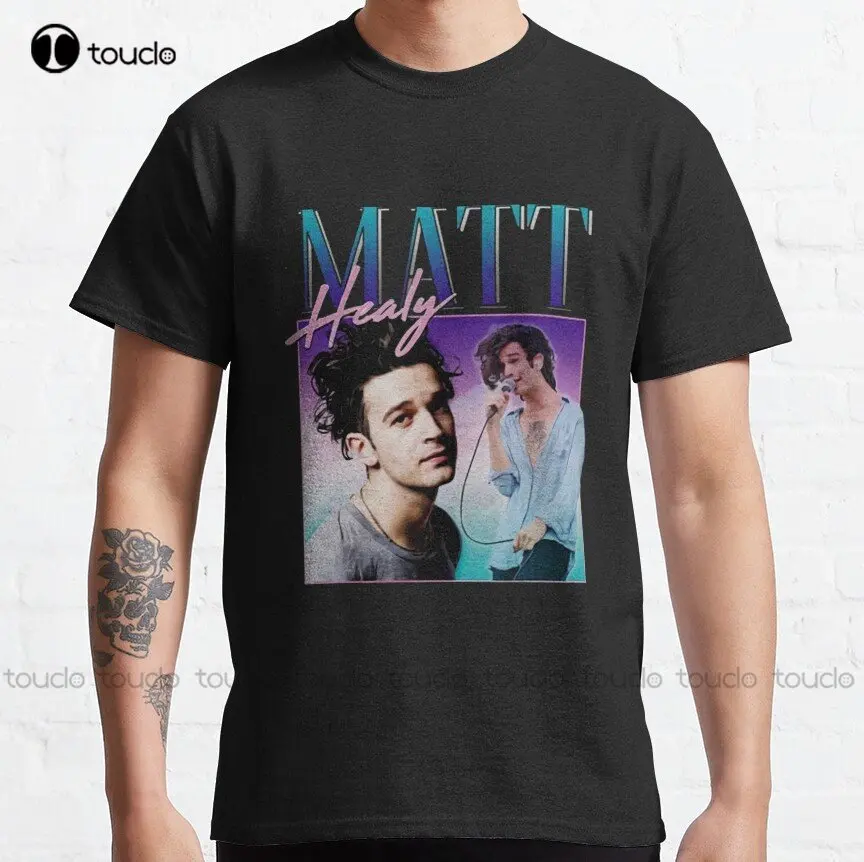 

Matt Healy Homage Funny Matty 1975 Retro 90'S 80'S Party Classic T-Shirt Mens Workout Shirts Custom Gift Xs-5Xl Printed Tee