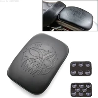 for dyna sportster softail touring motorcycle rear passenger soft cushion pillion seat pad suction cups universal accessories