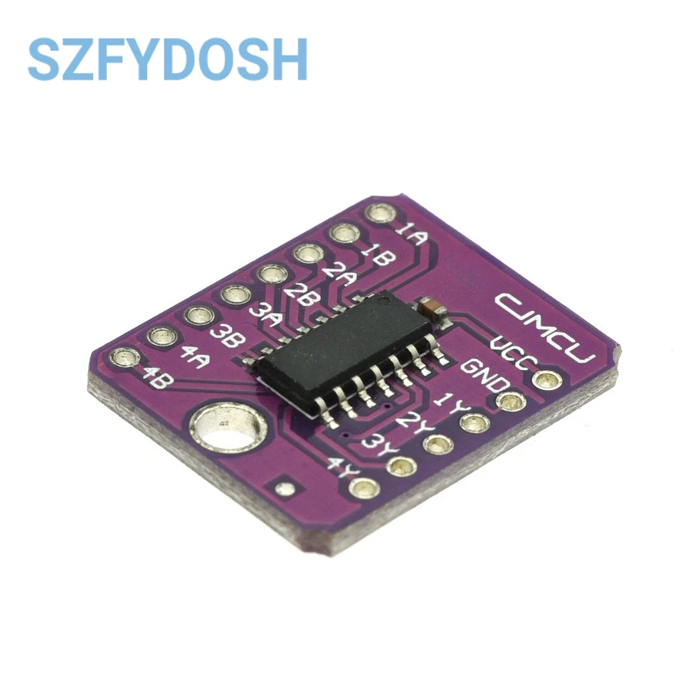 MCU-7400 SN74HC00D Четырехходовой 2-входовой модуль макетной платы с положительной и