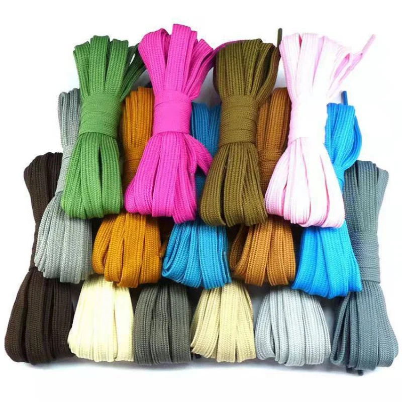 

Polyester Double-Layer Flat Shoelace Width1.1cmHiking Shoes Belt Leather shoe lace Business Leather Shoe Lace Martin Shoelace Be